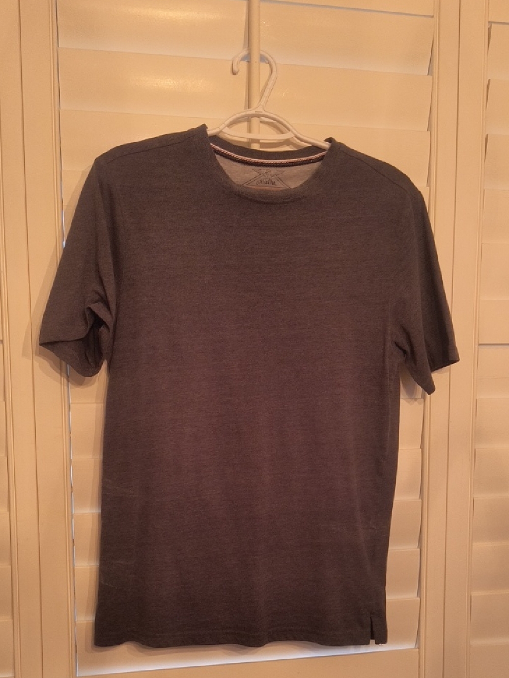 Weatherproof Men's Short Sleeve Crew Neck T-Shirt - Charcoal Gray
